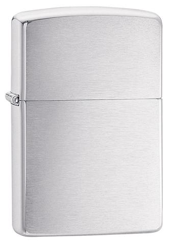 [ITM280321017092] ZIPPO LIGHTER REGULAR BRUSH FINISH CHROME