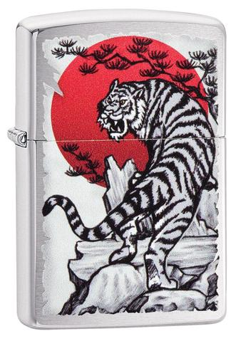 [ITM280321017122] ZIPPO LIGHTER ASIAN TIGER DESIGN 29889