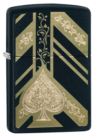 [ITM280321017123] ZIPPO LIGHTER ACE OF SPADES 29998