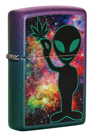 [ITM280321017134] ZIPPO LIGHTER ALIEN DESIGN 49441