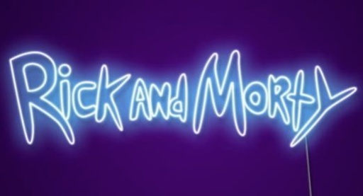 [LED -23676] LED NEON SIGN 76*22CM #ME97 (RICK AND MORTY) DESIGN