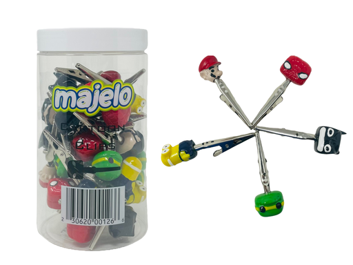 [MAJ-00482] MAJELO CARTOON BUD CLIPS 30CT JAR