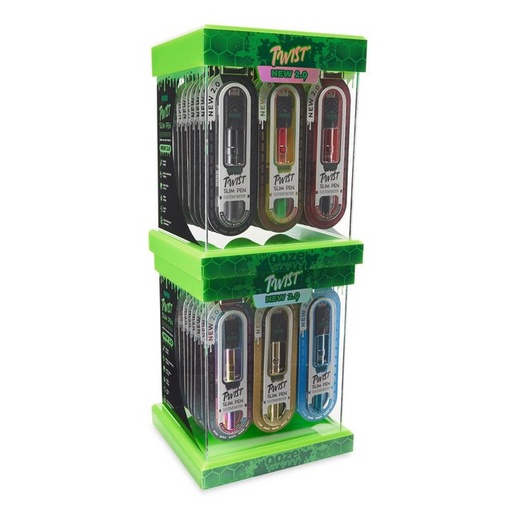 [OOZE-16865] OOZE TWIST SLIM PEN 2.0 BATTERY 48CT ACRYLIC DISPLAY