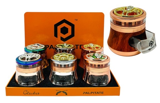 [PALP-20219] PALPITATE LARGE BELL SHAPE GRINDER 4 PARTS #MG-060 BOX OF 6