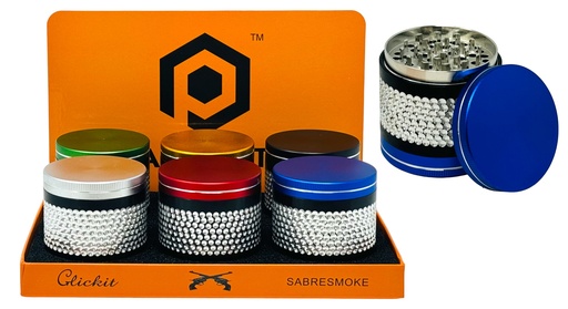 [PALP-25826] PALPITATE CLICKIT CARVING DESIGN GRINDER 3 PARTS #MG-016 BOX OF 6