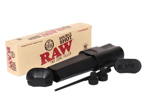 [RAW -22699] RAW KING SIZE DOUBLE SHOT TWO CONE FILLER