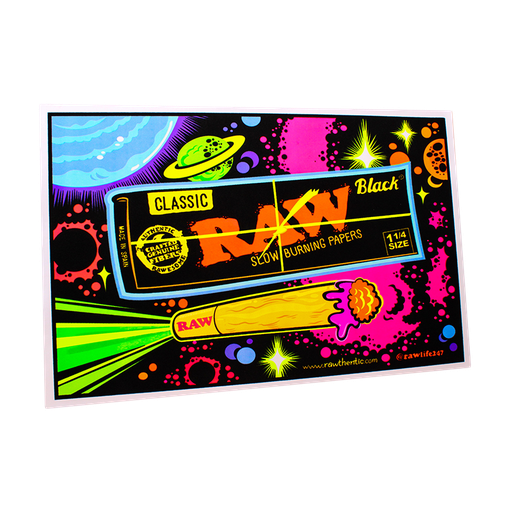 [RAW -27361] RAW BLACK LIGHT FLOCKED POSTER