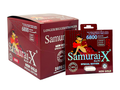 [SAMU-05757] SAMURAI X NEW GOLD SPECIAL EDITION 6800MG BOX OF 24