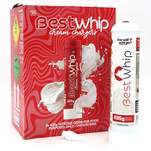 [SPEC-22765] BEST WHIP NITROUS OXIDE CREAM CHARGER 635G BOX OF 6