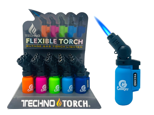 [TECH-06110] TECHNO TORCH #00169-CO CANDY FLEXIBLE TORCH LIGHTER BOX OF 15