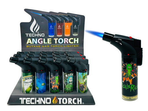 [TECH-19171] TECHNO TORCH #96139-PR2 PICKLE DESIGN TORCH LIGHTERS BOX OF 15