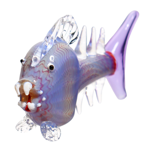 [Temp-HAM-000606] 4" FISH FROM DEEPEST OCEAN HAND PIPE SPOON ASSORTED COLORS