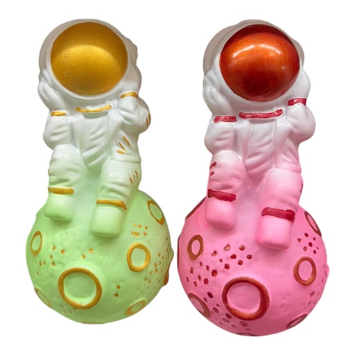 [Temp-HAM-000694] 8" MINI MOON GLASS BONG BENT NECK ASSORTED COLORS