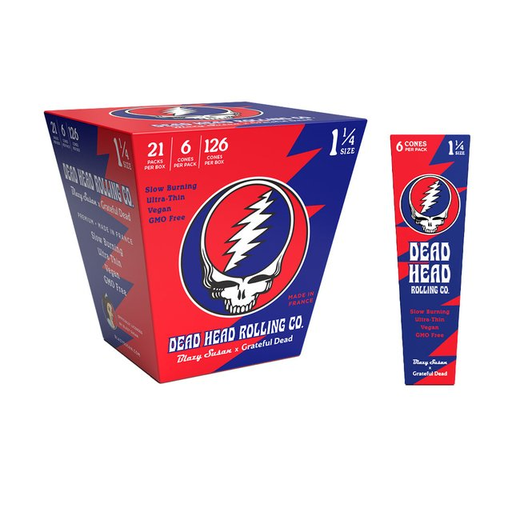 [Temp-HAM-001171] BLAZY SUSAN X GRATEFUL DEAD 1 1/4 DEAD HEAD CONES 6CT BOX OF 21
