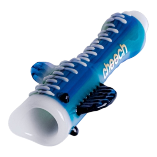 [Temp-HAM-001328] CHEECH FISH PUFFIN PARTY 4" GLASS PIPE #CH-PIPE-249