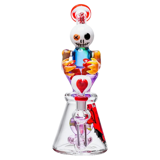 [Temp-HAM-001330] CHEECH GHOST OF VALENTINE 10.5" GLASS WATER PIPE #CHE-351