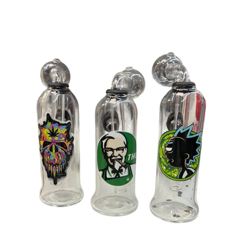 [Temp-HAM-001388] CLEAR GLASS OIL BURNER WATER PIPE MEDIUM OB-WPCGMAS