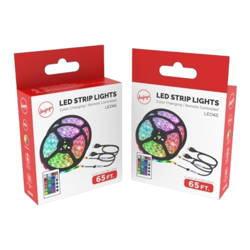 [Temp-HAM-001566] DEEJAYS LED STRIP LIGHTS 65FT