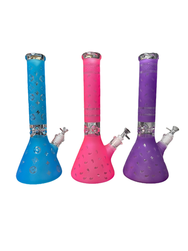 [Temp-HAM-001589] DESIGNER HITTER 7MM WATER PIPE ASSORTED COLORS 16” #7398847