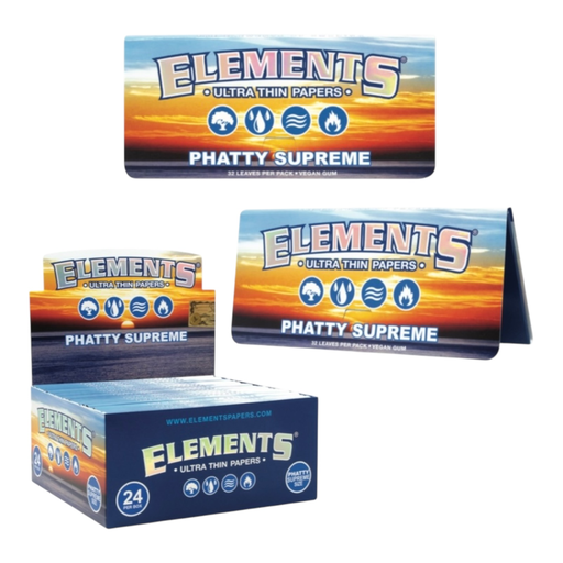 [Temp-HAM-001846] ELEMENTS PHATTY SUPREME ULTRA THIN PAPERS BOX OF 24