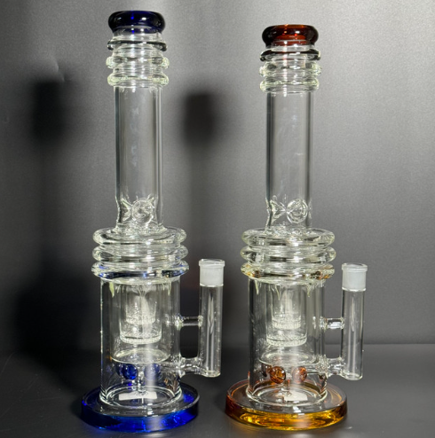 [Temp-HAM-002170] GLASS WATER PIPE 16" #DYW-04 ASSORTED COLORS