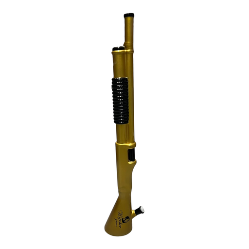 [Temp-HAM-002424] HIPSTER SHOTGUN STYLE GLASS WATER PIPE "25.8x7" #GS025 ASSORTED COLORS