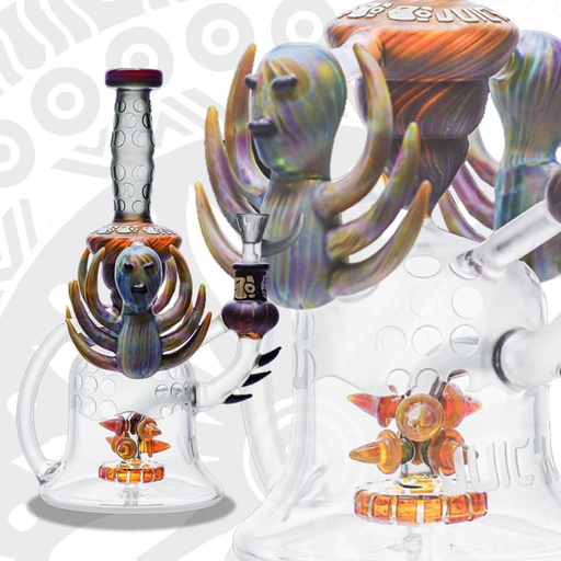 [Temp-HAM-002603] JUICYJ THIS IS THE FINAL DESTINATION 11.5" GLASS WATER PIPE #JJ-352