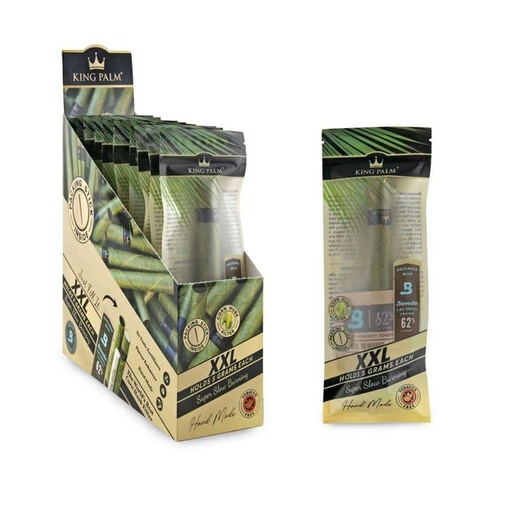 [Temp-HAM-002712] KING PALM XXL 5G PRE-ROLLED LEAF TUBES BOX OF 10