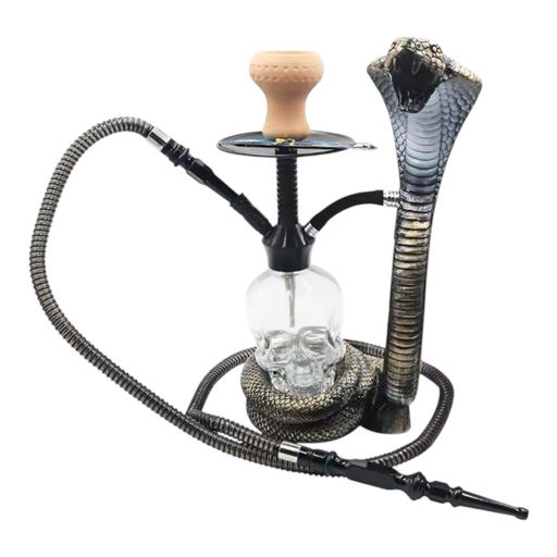 [Temp-HAM-003219] LUXX 4739 SNAKE & SKULL BASE HOOKAH