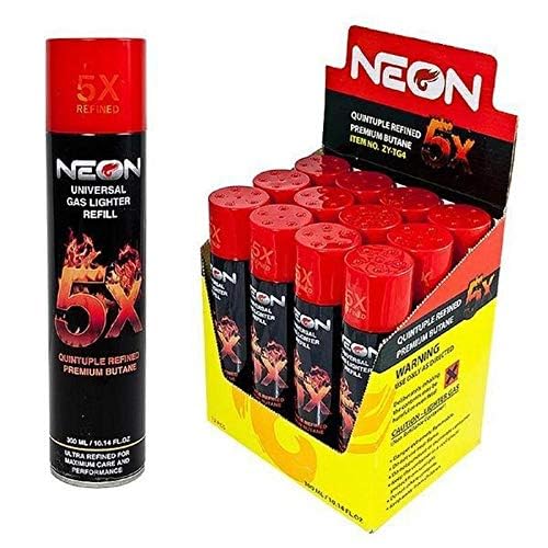 [Temp-HAM-003528] NEON 5X PREMIUM BUTANE 300ML BOX OF 12
