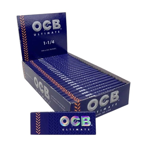 [Temp-HAM-003567] OCB ULTIMATE 1 1/4 ROLLING PAPERS 50CT BOX OF 25