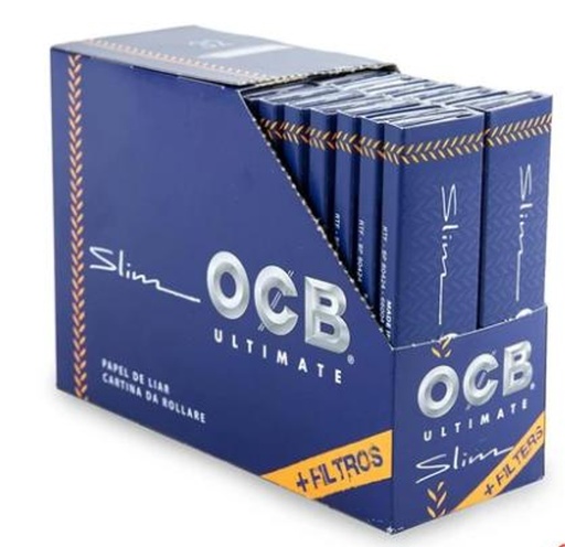 [Temp-HAM-003568] OCB ULTIMATE SLIM PAPERS + FILTERS 32CT BOX OF 50