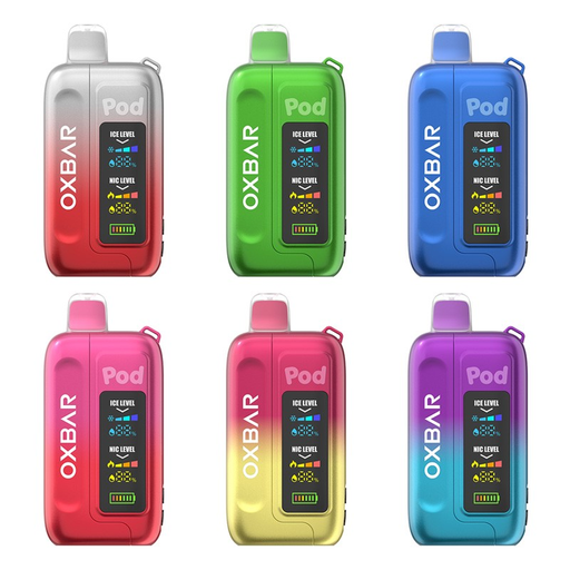 [Temp-HAM-003902] POD JUICE X OXBAR ICE + NIC DISPOSABLE TESTING STATION 5CT **MUST BUY 5 OXBAR TO GET THIS FOR FREE**