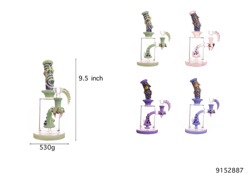 [Temp-HAM-004627] TENTACLE TRIPPER GLASS WATER PIPE #9152887
