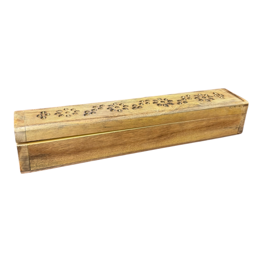 [Temp-HAM-005239] WOOD BOX INCENSE HOLDER 1CT