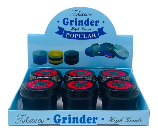 [TOBA-08007] TOBACCO GRINDER 4 PARTS #MD133DY-3MY BOX OF 6
