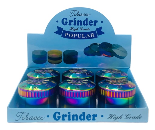[TOBA-08021] TOBACCO GRINDER 4 PARTS #MD135K-1MY-XC BOX OF 6
