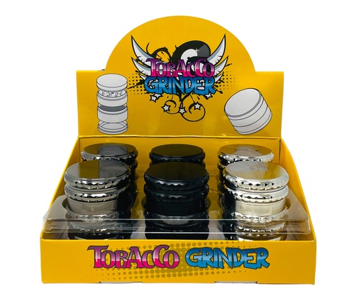 [TOBA-08117] TOBACCO GRINDER 4 PARTS #MD139 BOX OF 12