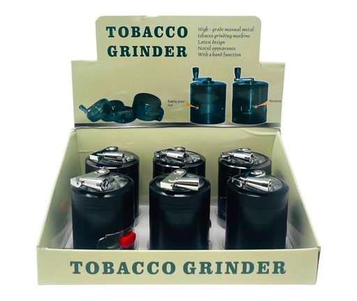 [TOBA-08163] TOBACCO GRINDER 4 PARTS #MD146SY BOX OF 6