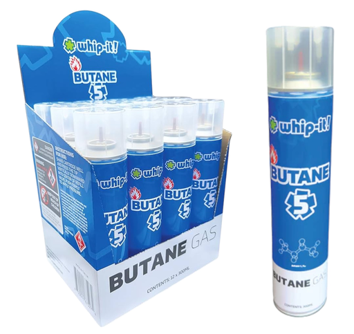 [WHIP-24348] WHIP IT 5X BUTANE BLUE BOX OF 12