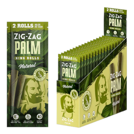 [ZIG -14884] ZIG ZAG PALM KING ROLLS 2CT BOX OF 15