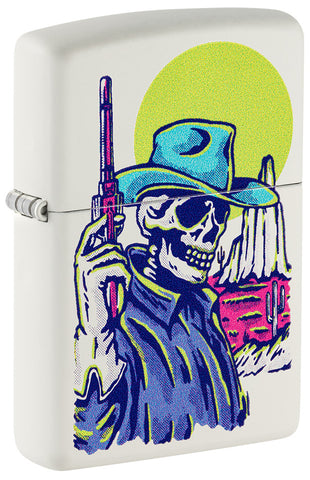 [ZIPP-09379] ZIPPO LIGHTER COWBOY SKULL DESIGN 48502