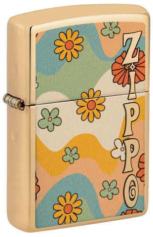 [ZIPP-09459] ZIPPO LIGHTER ZIPPO FLOWER POWER 48503