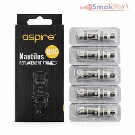 ASPIRE NAUTILUS BVC REPLACEMENT ATOMIZER 5CT