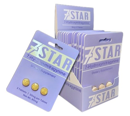 [TEMP-NEW-0000090] 7 STAR 30MG 7-HYDROXY SUPPLEMENT TABLETS 3CT