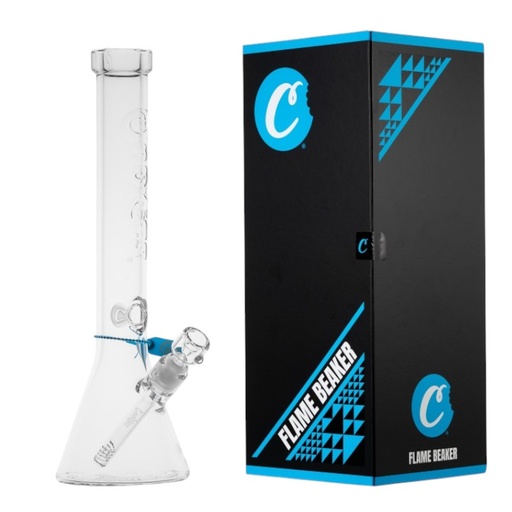 [TEMP-NEW-0000221] COOKIES FLAME BEAKER 17" GLASS WATER PIPE