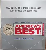 [070195595131] America's Best Sliver blend tobacco pouches 