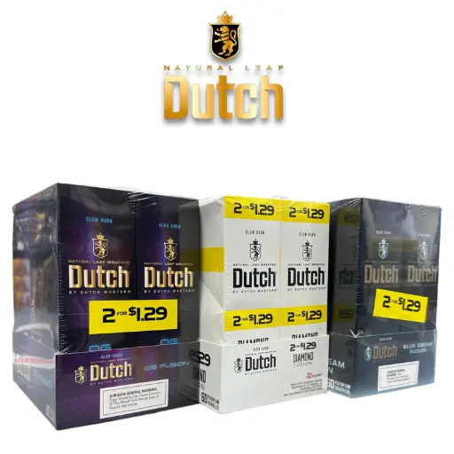 Dutch Natural Leaf Cigarillos 2 for 1.29$ (slow burn)