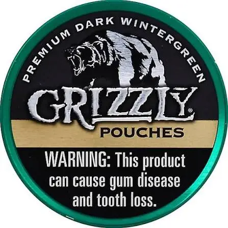Grizzly Dark Wintergreen Pouche