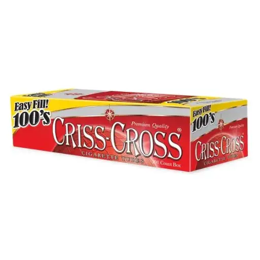 CRISS CROSS RED 100'S SIZE TUBES 